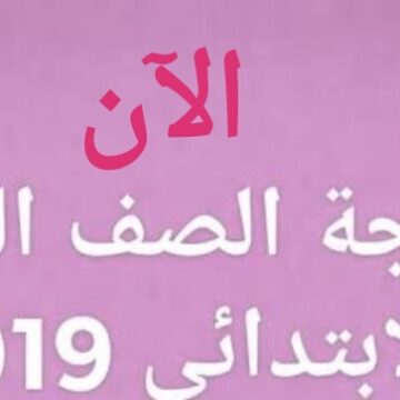 نتيجة الصف الثالث الابتدائي 2019.. رابط الاستعلام عن نتيجة تالته ابتدائي