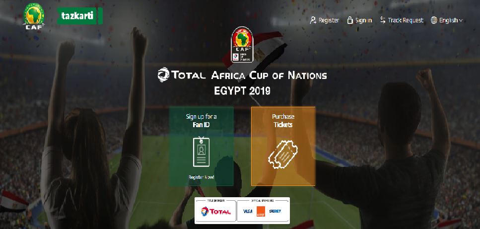 رابط موقع تذكرتي لحجز تذاكر مباريات كأس أمم إفريقيا 2019 في مصر tazkarti website لجميع الجنسيات