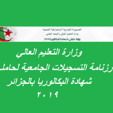 وزارة التعليم العالي: رزنامة التسجيلات الجامعية لحاملي شهادة البكالوريا الجدد بالجزائر