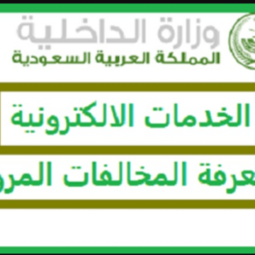 بوابة أبشر absher.sa استعلم عن المخالفات المرورية برقم الهوية عبر موقع وزارة الداخلية بالسعودية