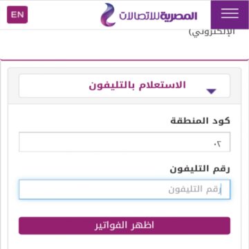طريقة الاستعلام عن فاتورة التليفون الأرضي لشهر يناير من خلال موقع الشركة المصرية للاتصالات وكذلك طريق السداد المختلفة