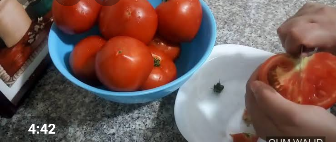 بدون مكونات نهائيا طريقة عمل صلصة الطماطم وتخزينها لمدة شهور في الفريزر