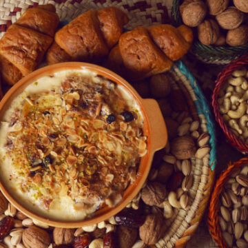 طريقة عمل أم علي بالكرواسون من أشعى الحلويات العربية الشهية