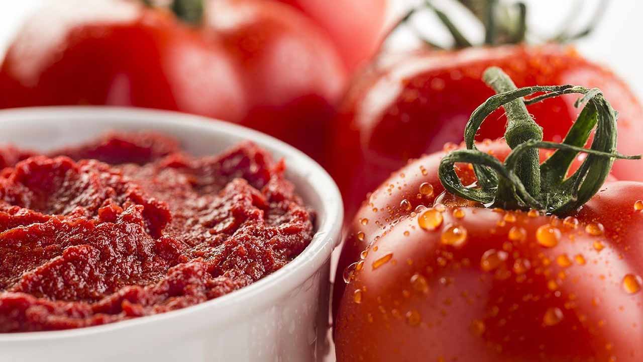 طريقة عمل معجون الطماطم مثل الجاهز تمامًا بطريقة المحترفين