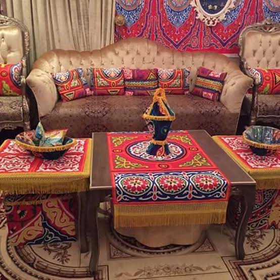 تعرفي معنا عن طرق تزيين المنزل في شهر رمضان وأفكار جديدة لتجميل منزلك بقماش الخيامية