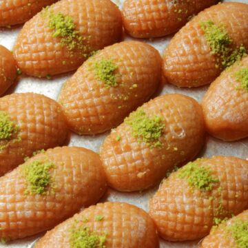 طريقة عمل حلوى رموش الست التركية في المنزل بمكونات داخل مطبخك