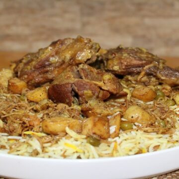تحضير البرياني بلحم الغنم على طريقة المطبخ الكويتي