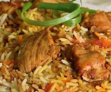 طريقة عمل الرز البرياني بالدجاج خطوة بخطوة وجبة شهية سعودية ل5 أفراد