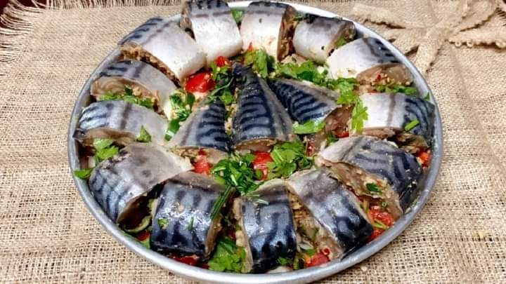 طريقة عمل صينية السمك الماكريل فى الفرن مثل المطاعم