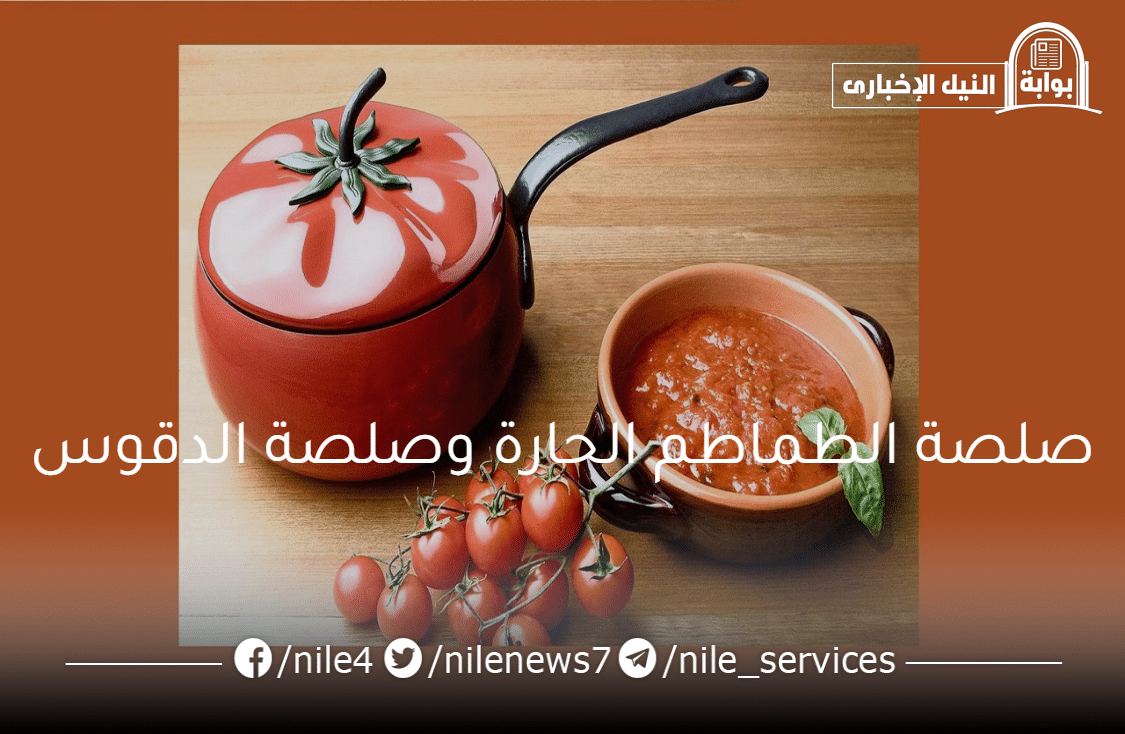 طريقة عمل صلصة الطماطم الحارة والدقوس في مطبخ البيت