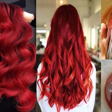 طريقة صبغ الشعر باللون الاحمر الناري بمكونات طبيعية 100%