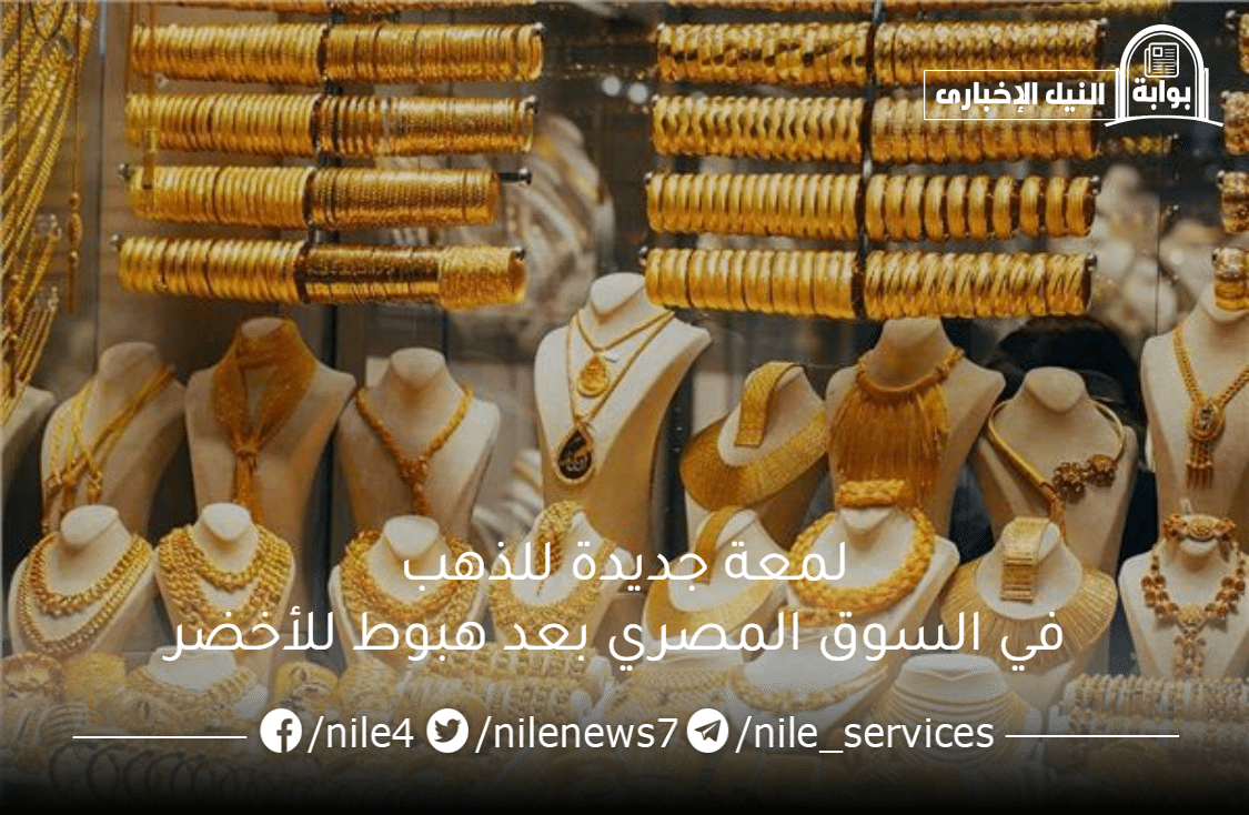 لمعة جديدة للذهب في السوق المصري بعد هبوط للأخضر مع ترقب سعر الفائدة الجديد من المركزي