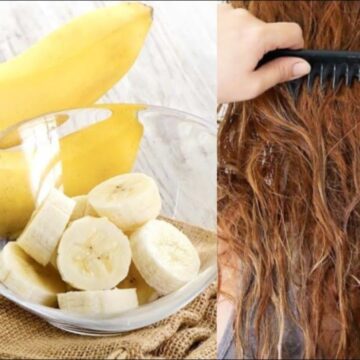 طريقة كيراتين الموز بالعسل لفرد الشعر  الخشن والمجعد وجعله زي الحرير بوصفة صاروخية