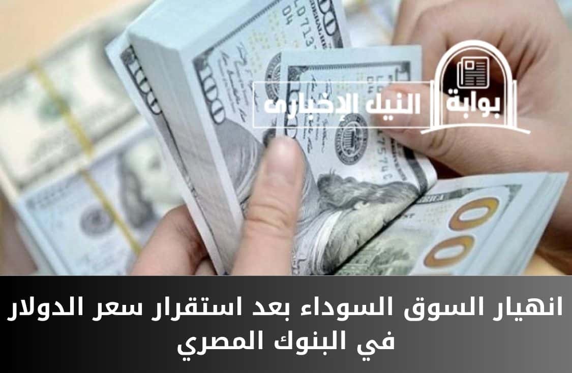 انهيار السوق السوداء بعد استقرار سعر الدولار في البنوك المصري وأزمة جديدى لدى التجار